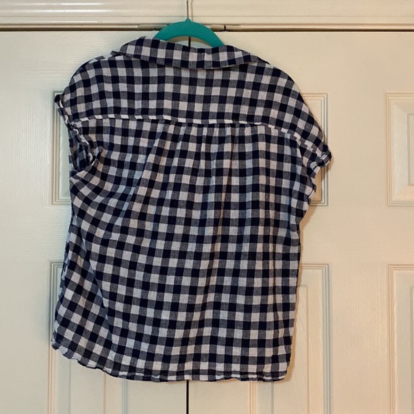 Old Navy Gingham Tie Shirt - Picture 3 of 3